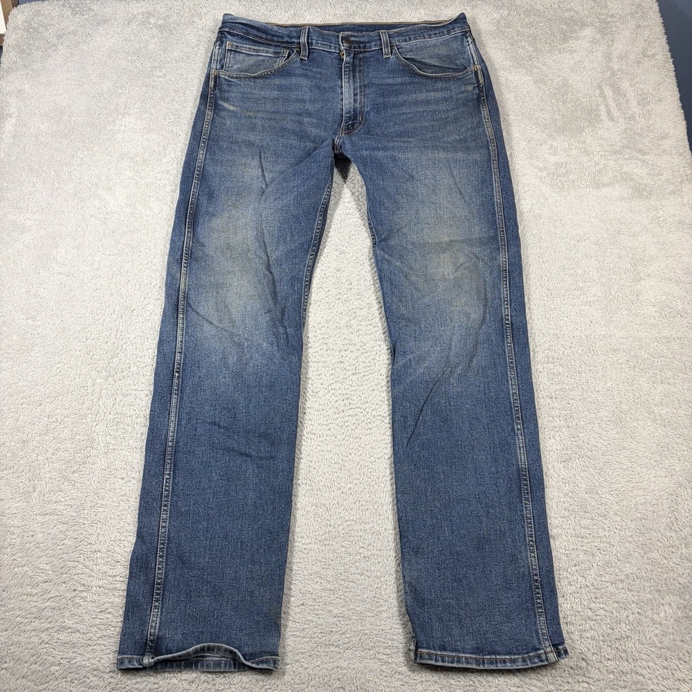 Levi's Workwear Jeans Mens 31x30 Blue Stretch Faded Distressed Utility Americana
